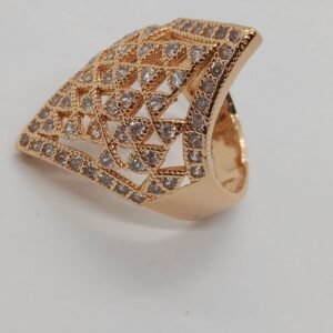 Beautiful Ring With Gold Masking