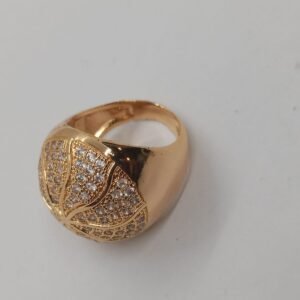 Beautiful Ring With High Copy Diamond Polki Gold Masking