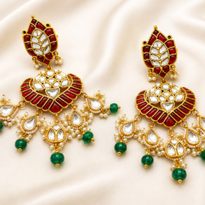 Meenakari Kundan Drops